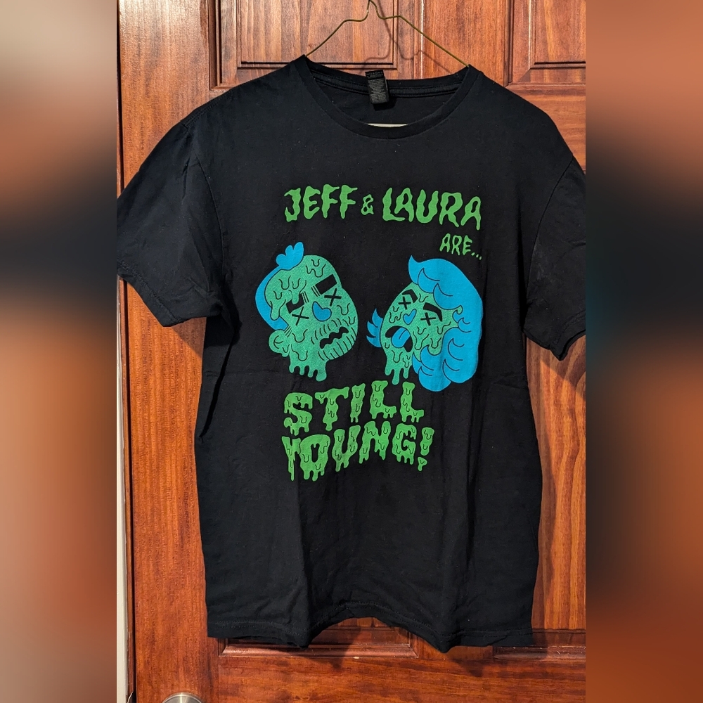 Jeff Rosenstock and Laura Stevenson Black Medium shirt